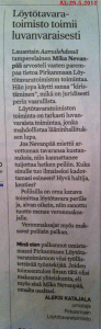 Aamulehti, 29.5.2012
