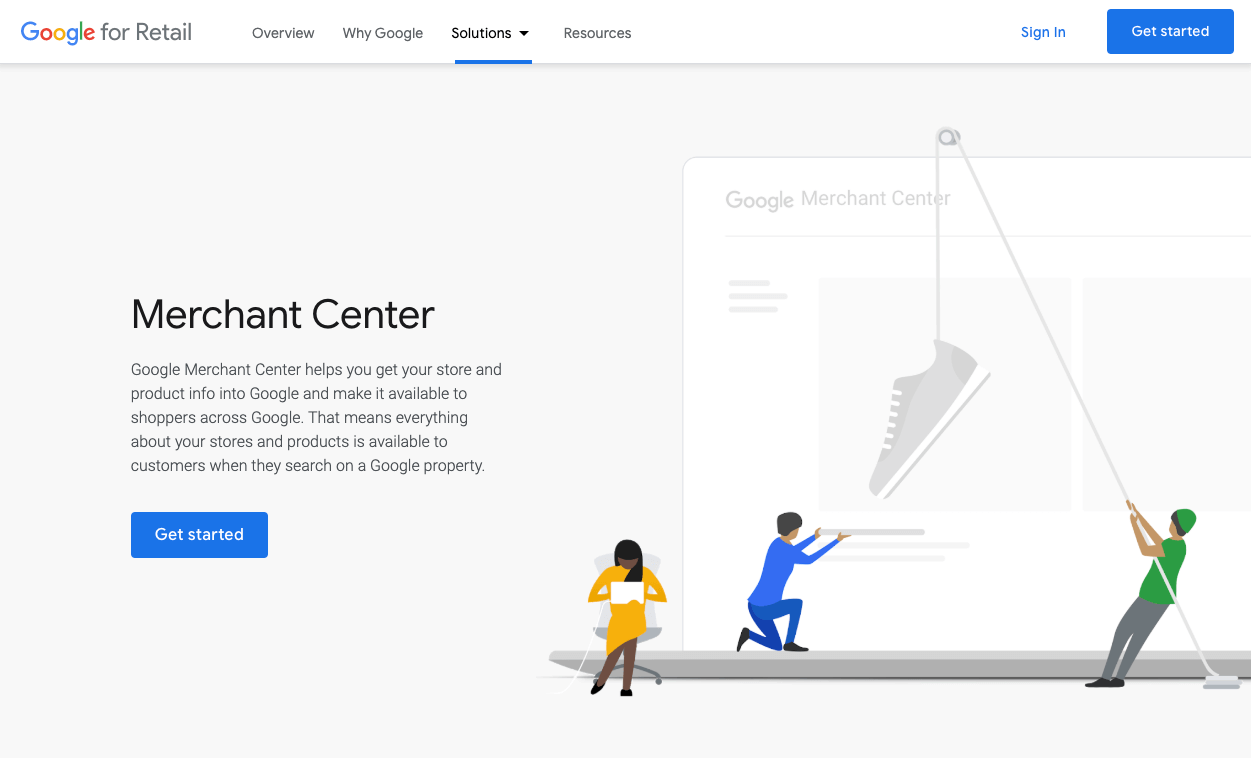 Google Shopping mainonta edellyttää kauppiastilin käyttöönottoa