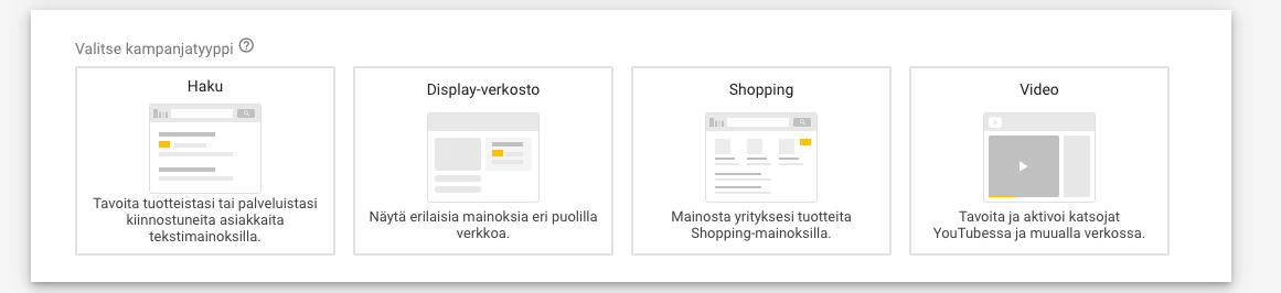 Google Adwords on saanut uuden mainosmuodon
