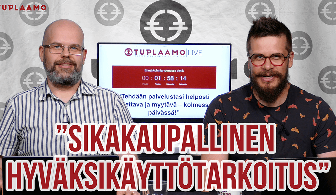 ”Sikakaupallinen hyväksikäyttötarkoitus”