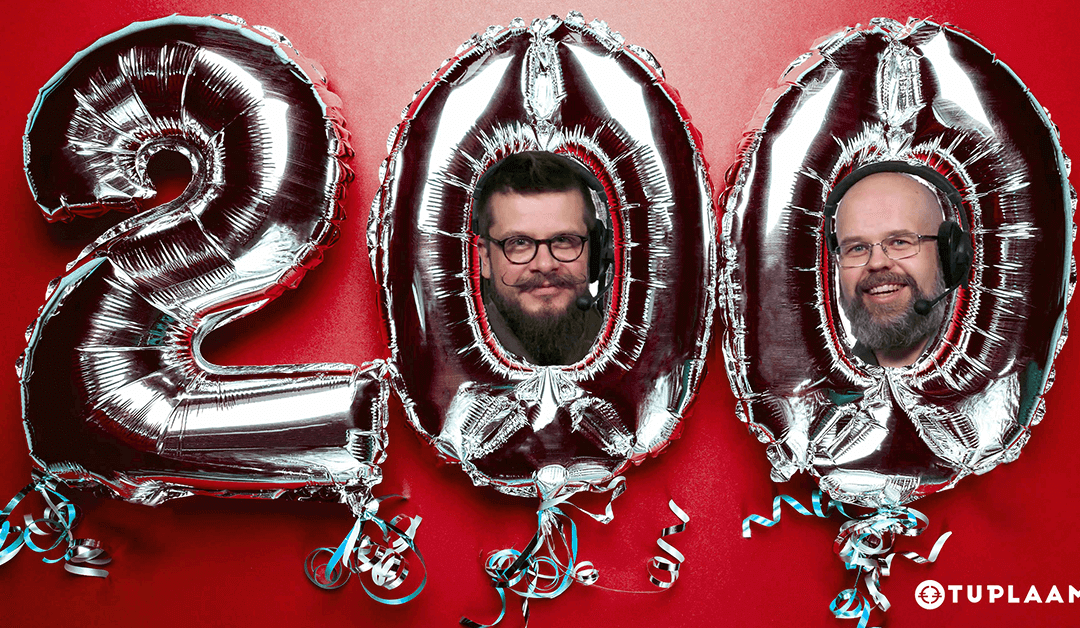 200 jaksoa Tuplaturinoita – onko mikään muuttunut? (Ja kuuleeko kukaan?)